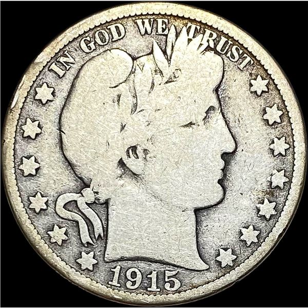 1915-S Barber Half Dollar NICELY CIRCULATED