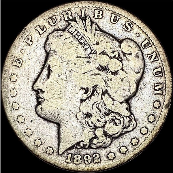 1892-CC Silver Morgan Dollar LIGHTLY CIRCULATED