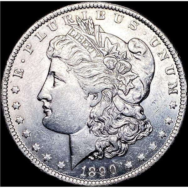 1890-O Silver Morgan Dollar CHOICE AU