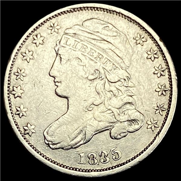 1835 Capped Bust Silver Dime NEARLY UNCIRCULATED