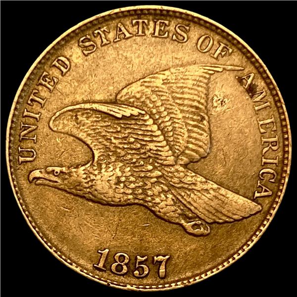 1857 Flying Eagle Cent CLOSELY UNCIRCULATED