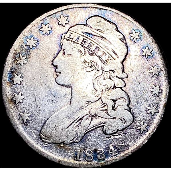1834 Capped Bust Half Dollar LIGHTLY  CIRCULATED