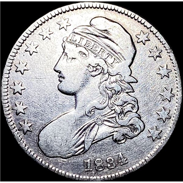 1834 Capped Bust Half Dollar LIGHTLY  CIRCULATED