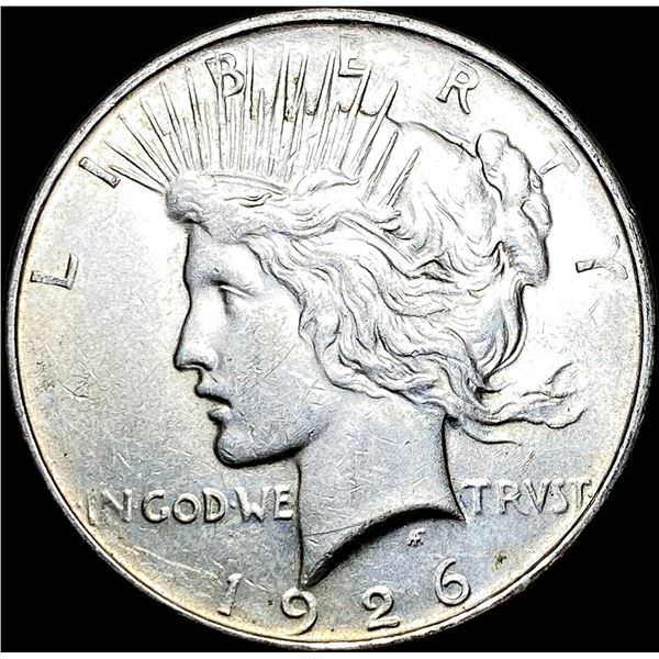 1926-D Silver Peace Dollar CHOICE AU