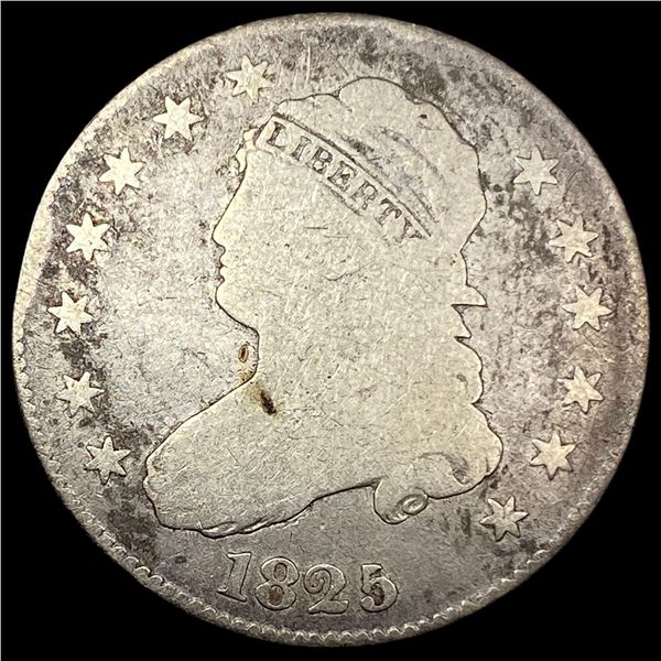 1825 Capped Bust Quarter NICELY CIRCULATED
