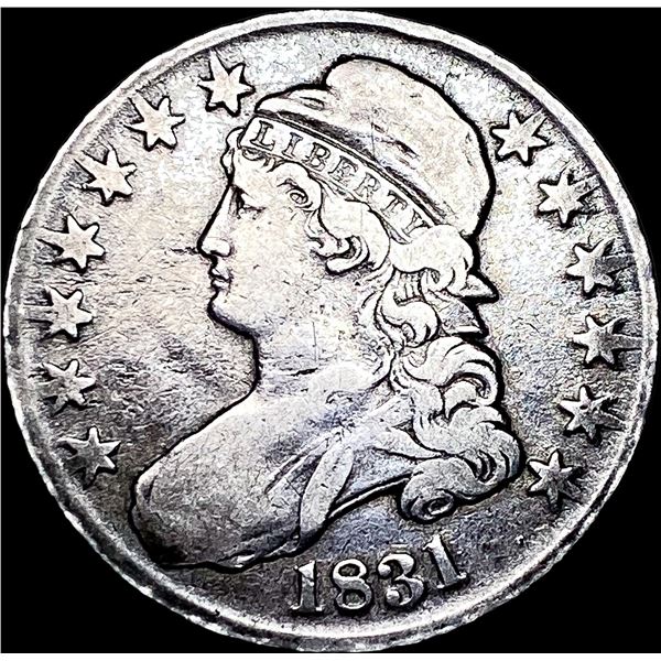 1831 Capped Bust Half Dollar LIGHTLY  CIRCULATED