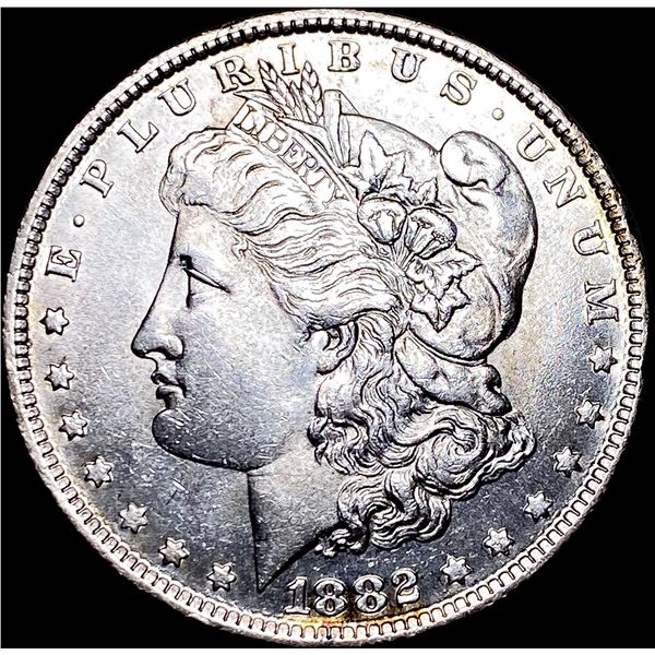 1882-O Morgan Silver Dollar CHOICE AU