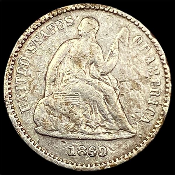 1860 Seated Liberty Half Dime NICELY  CIRCULATED