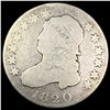 Image 1 : 1820 Capped Bust Silver Quarter NICELY  CIRCULATED