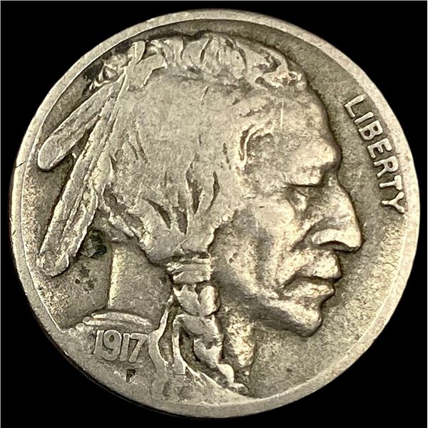 1917-S Buffalo Nickel LIGHTLY CIRCULATED