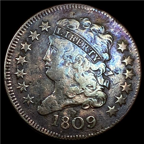 1809 Classic Head Half Cent LIGHTLY  CIRCULATED