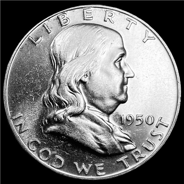 1950 Franklin Silver Half Dollar GEM PROOF