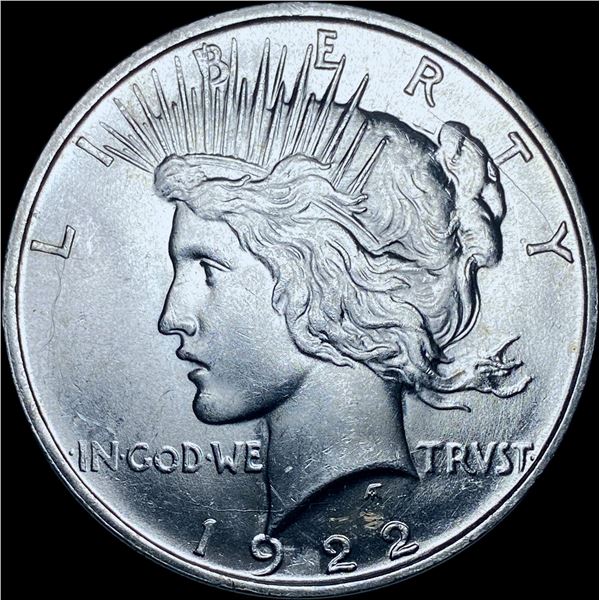 1922-D Silver Peace Dollar CHOICE BU