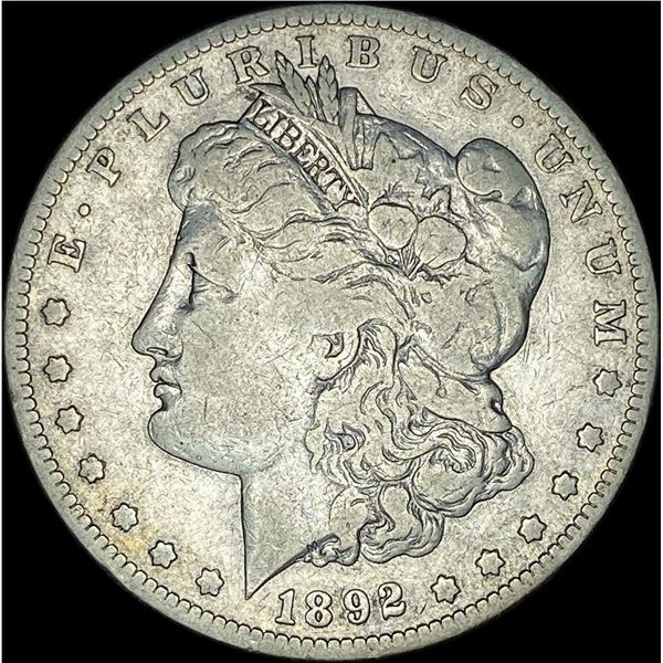 1892-S Silver Morgan Dollar   LIGHTLY  CIRCULATED
