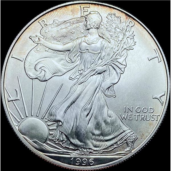 1996 1 oz Silver American Eagle $1 SUPERB GEM  BU