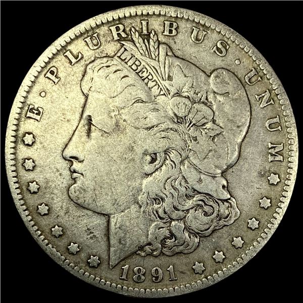 1891-O Silver Morgan Dollar  LIGHTLY  CIRCULATED