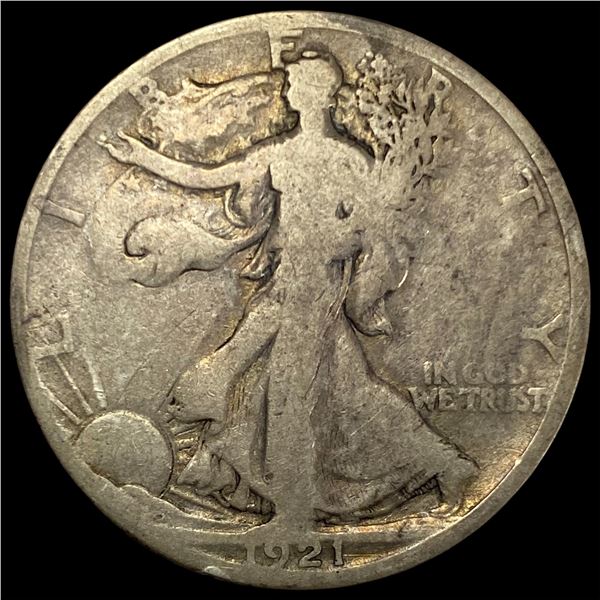 1921-D Silver Walking Liberty Half Dollar  NICELY CIRCULATED