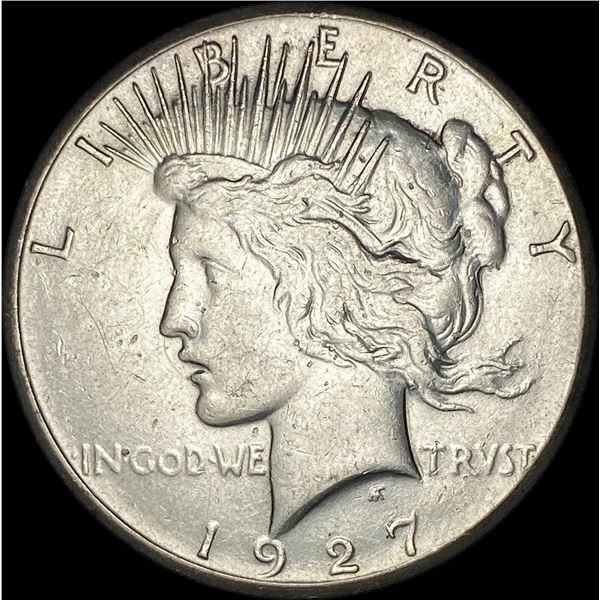 1927 Silver Peace Dollar CLOSELY UNCIRCULATED