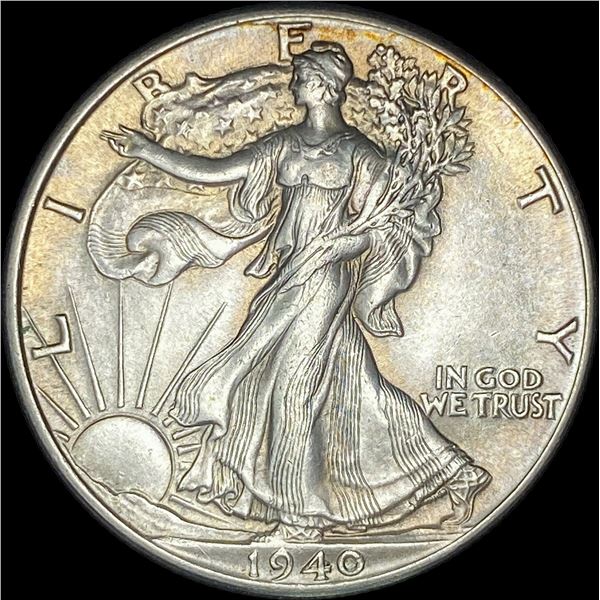 1940 Silver Half Dollar (Walking Liberty)  CHOICE BU