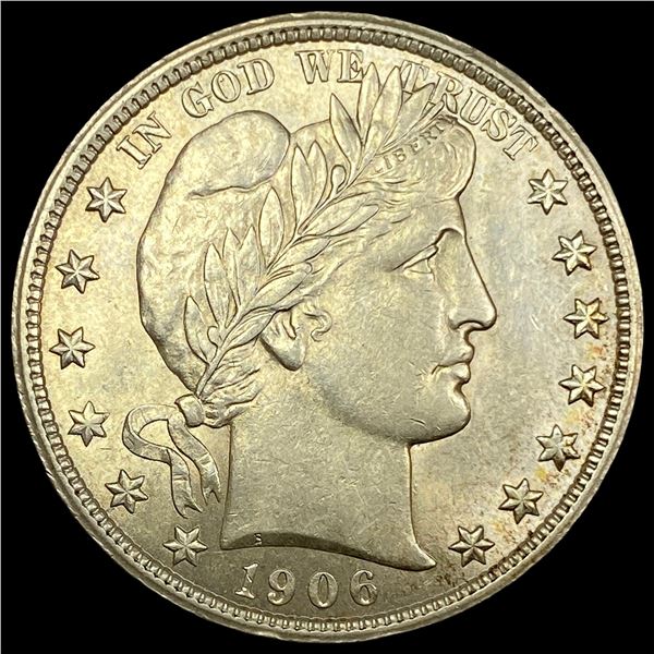 1906 Silver Barber Half Dollar UNCIRCULATED
