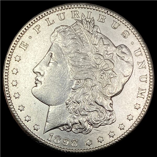 1898-S Silver Morgan Dollar CHOICE AU