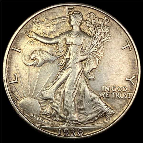 1938-D Walking Liberty Half Dollar CLOSELY  UNCIRCULATED