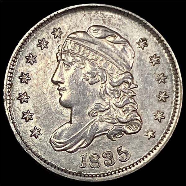 1835 Capped Bust Half Dime CLOSELY  UNCIRCULATED