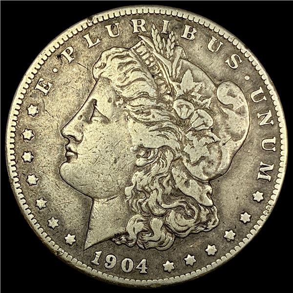 1904-S Silver Morgan Dollar LIGHTLY  CIRCULATED