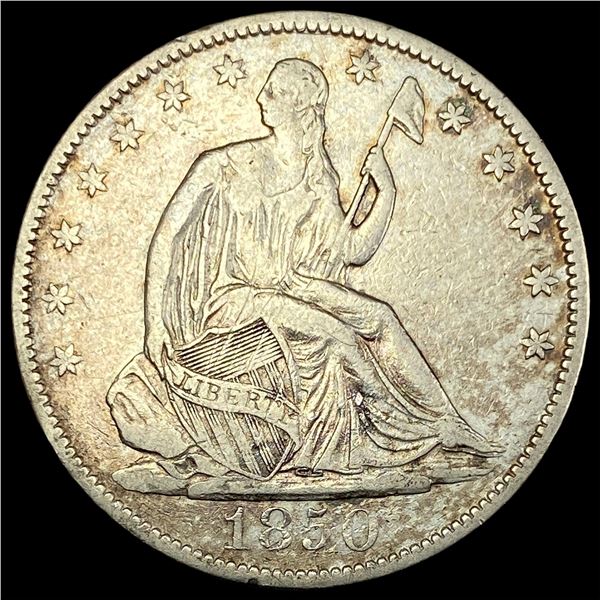 1850-O Seated Liberty Half Dollar LIGHTLY  CIRCULATED