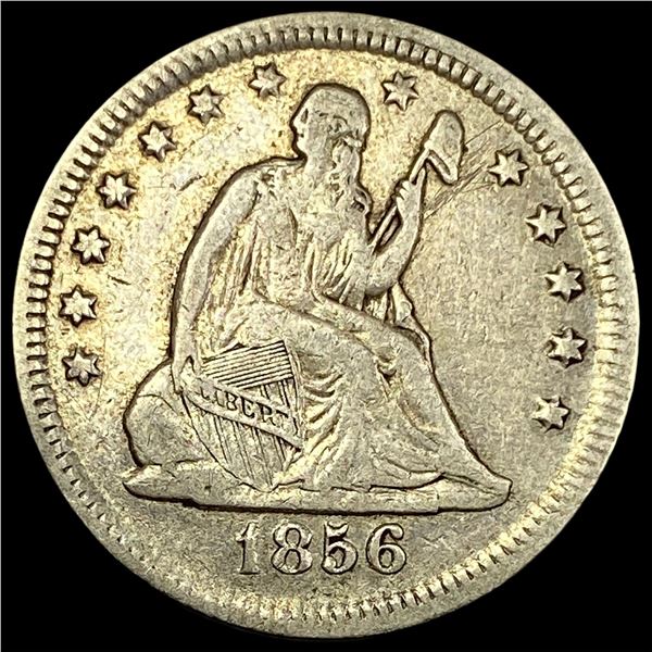 1856 Seated Liberty Quarter LIGHTLY  CIRCULATED