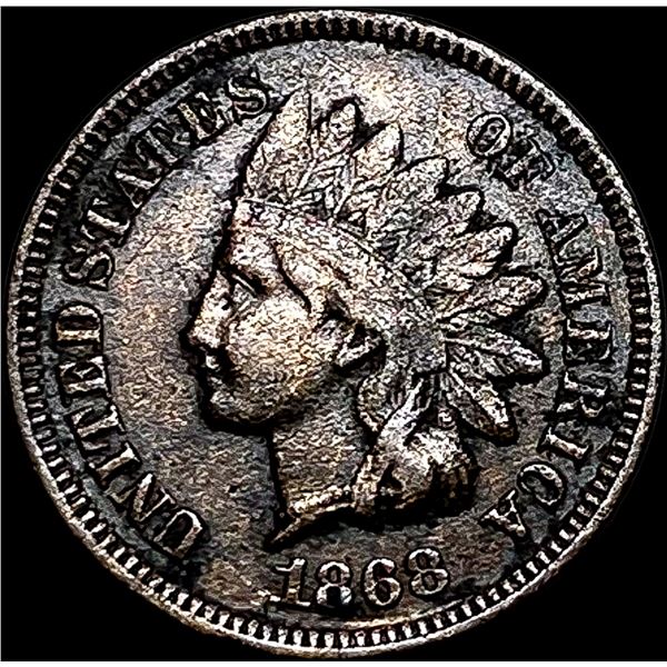 1868 Indian Head Cent LIGHTLY CIRCULATED