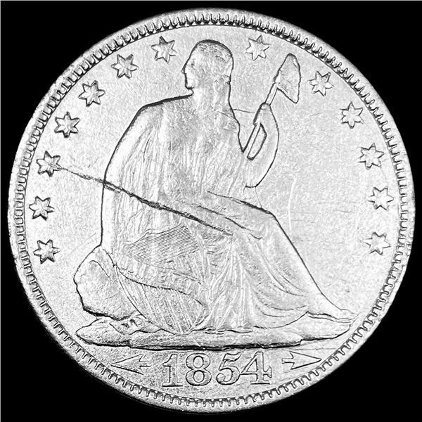 1854-O Seated Liberty Half Dollar NICELY  CIRCULATED
