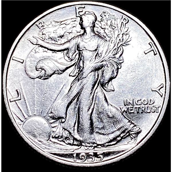 1935-S Walking Liberty Half Dollar CLOSELY  UNCIRCULATED