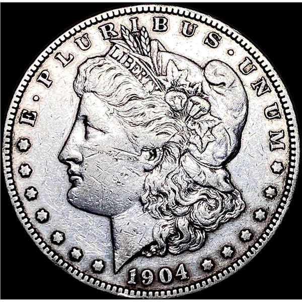 1904-S Silver Morgan Dollar NEARLY  UNCIRCULATED