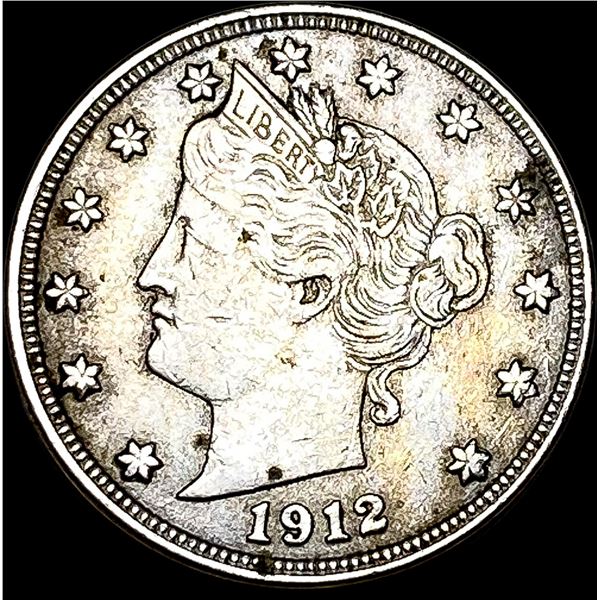 1912-D Liberty Head Nickel NEARLY  UNCIRCULATED