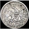 Image 2 : 1853 Arrows/Rays Seated Liberty Half Dollar  NICELY CIRCULATED