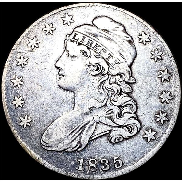 1835 Capped Bust Half Dollar LIGHTLY  CIRCULATED
