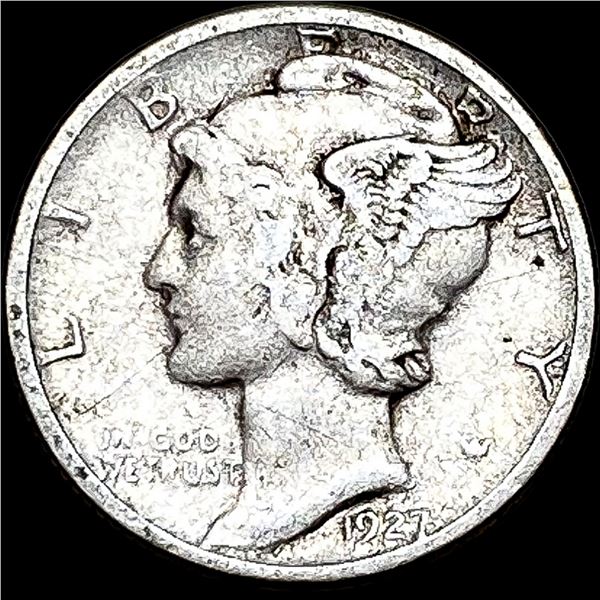 1927-D Silver Mercury Dime NEARLY  UNCIRCULATED