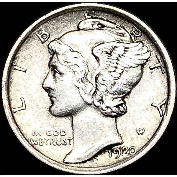 1920-S Silver Mercury Dime CLOSELY  UNCIRCULATED