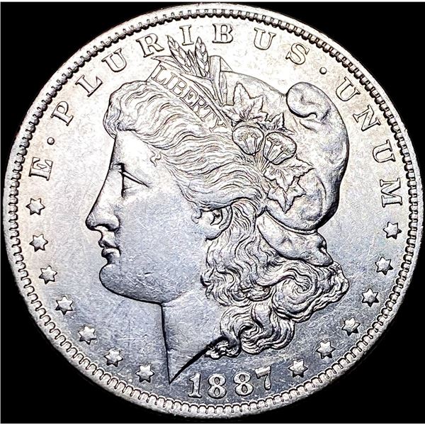1887-O Silver Morgan Dollar CHOICE AU
