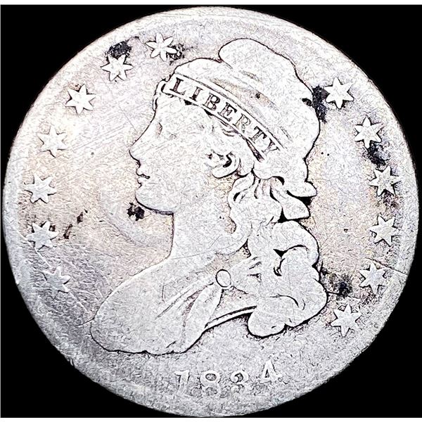 1834 Capped Bust Half Dollar NICELY  CIRCULATED