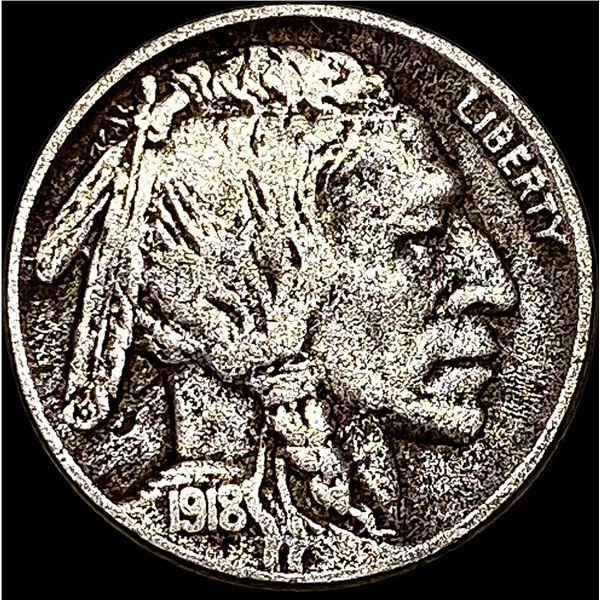 1918-D Buffalo Nickel LIGHTLY CIRCULATED