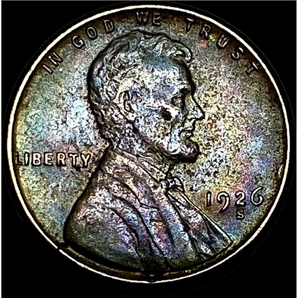 1926-S Lincoln Wheat Cent CLOSELY  UNCIRCULATED