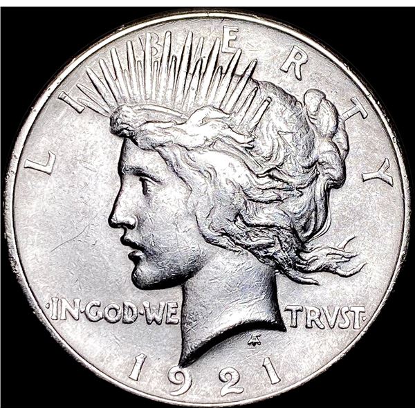 1921 Silver Peace Dollar CLOSELY UNCIRCULATED