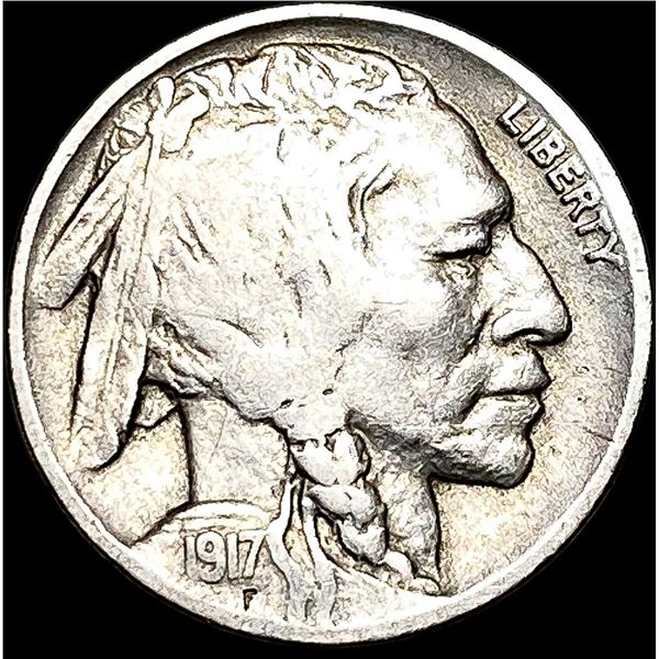 1917-D Buffalo Nickel LIGHTLY CIRCULATED