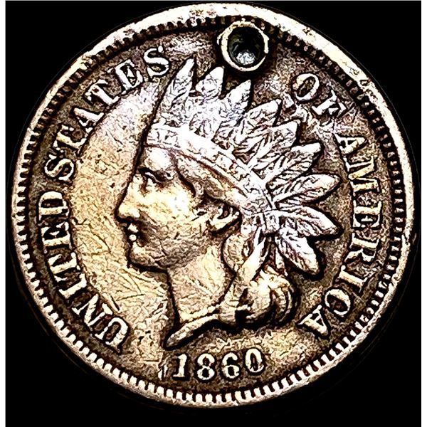 1860 Indian Head Cent NEARLY UNCIRCULATED