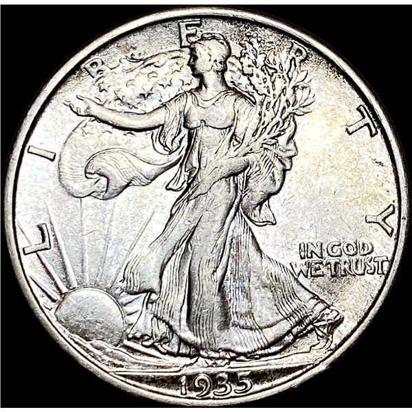 1935-S Walking Liberty Half Dollar CLOSELY  UNCIRCULATED