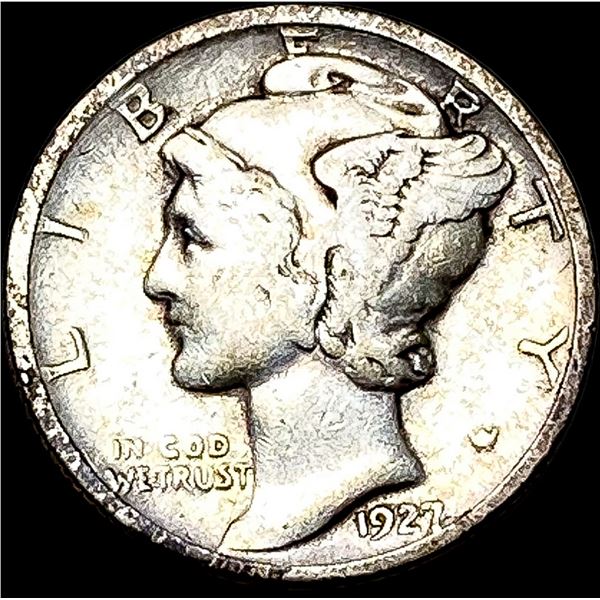 1927-D Silver Mercury Dime LIGHTLY CIRCULATED