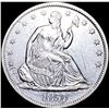Image 1 : 1857 Seated Liberty Half Dollar CLOSELY  UNCIRCULATED