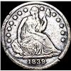 Image 1 : 1839 Seated Liberty Half Dime LIGHTLY  CIRCULATED